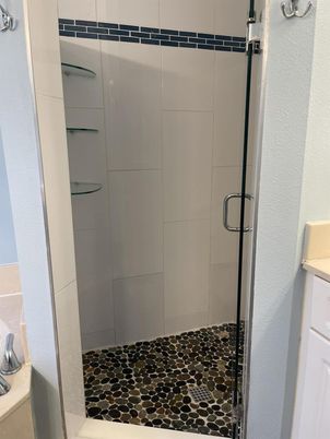 Bathroom, Glass Shower, Interior