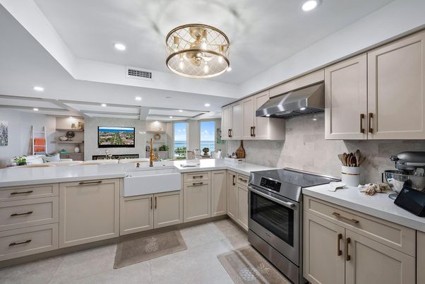 Interior, Kitchen, Recessed Lighting, Stainless Steel Appliances