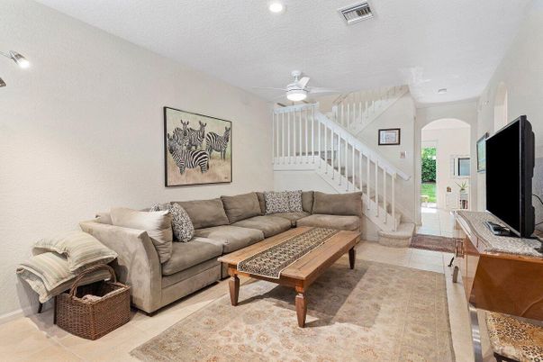 Interior, Living room, Recessed Lighting