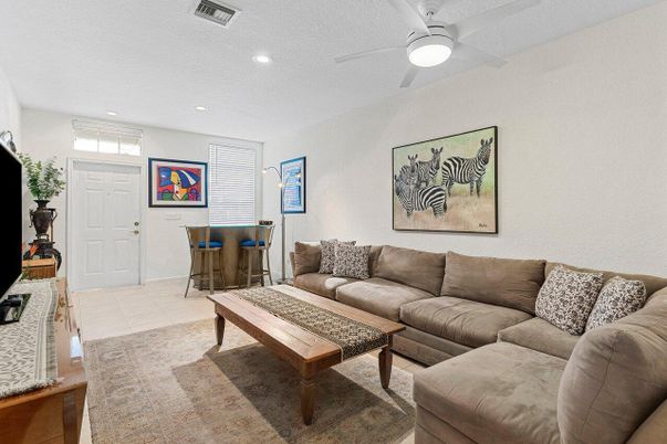 Interior, Living room, Recessed Lighting