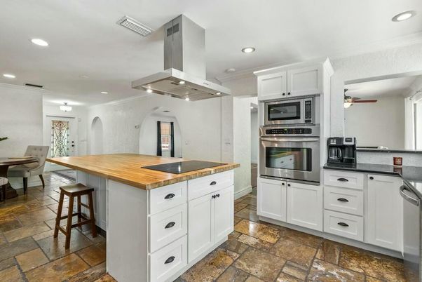Interior, Kitchen, Recessed Lighting, Stainless Steel Appliances