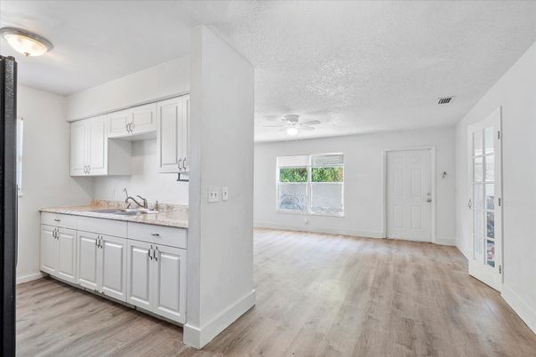 Empty room, Interior, Kitchen, Wood Texture Flooring