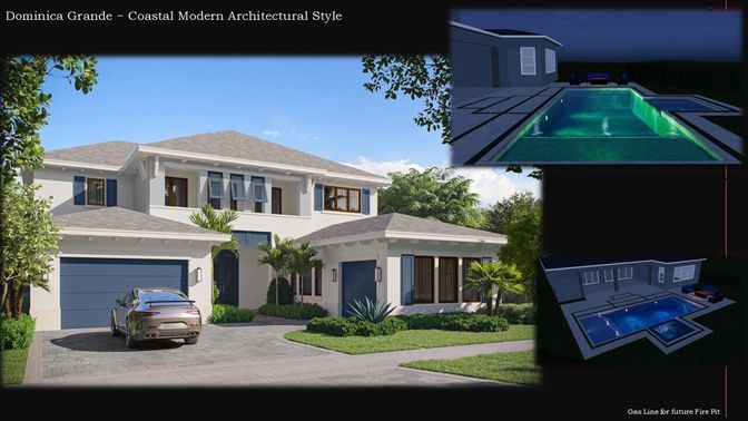 Attached, Exterior, Facade, Modern