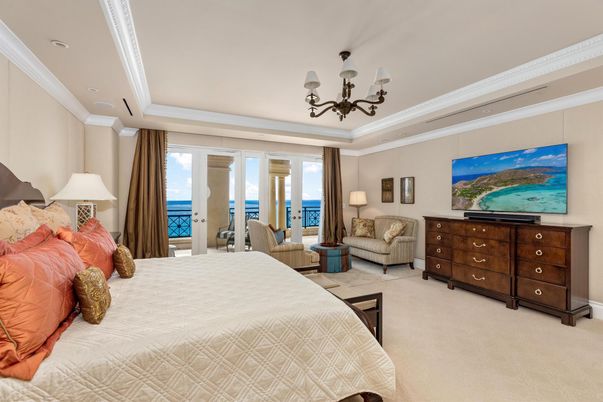 Bedroom, Chandelier, Interior, Recessed Lighting, Water
