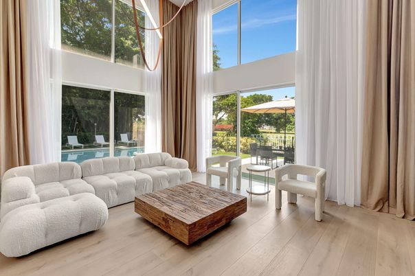 Interior, Living room, Sun Room, Wood Texture Flooring