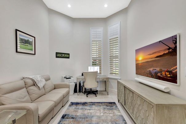Home Office, Interior, Recessed Lighting