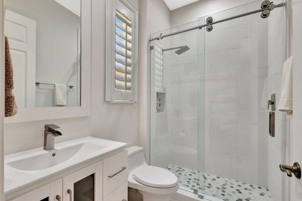 Bathroom, Glass Shower, Interior