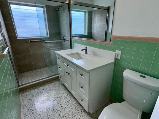 Bathroom, Glass Shower, Interior