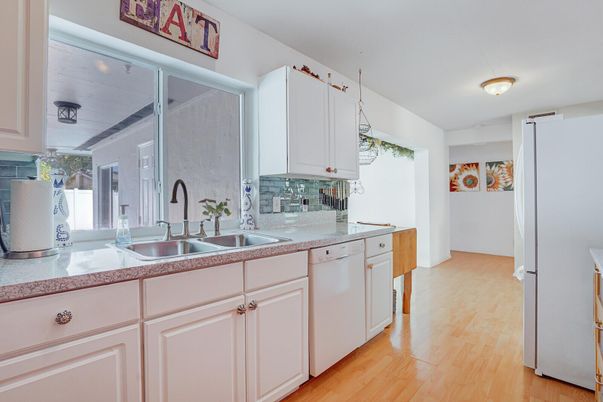 Interior, Kitchen, Wood Texture Flooring