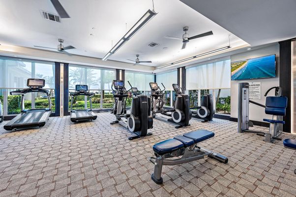 Fitness Equipment, Gym, Interior, Recessed Lighting