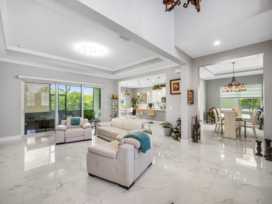 Chandelier, Dining room, Interior, Living room, Marble, Pendant Lights, Recessed Lighting