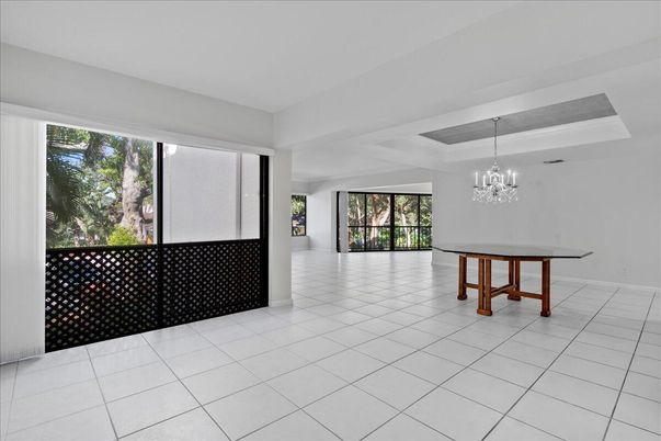 Chandelier, Empty room, Interior