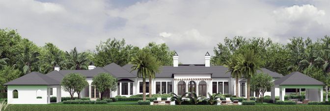 Exterior, Facade, French Provincial
