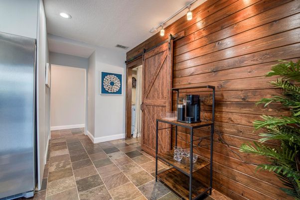 Interior, Recessed Lighting, Wooden Walls