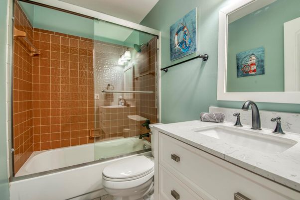 Bathroom, Glass Shower, Interior