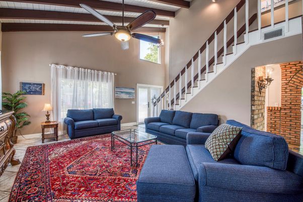 Interior, Living room, Stone Walls, Wooden Beams
