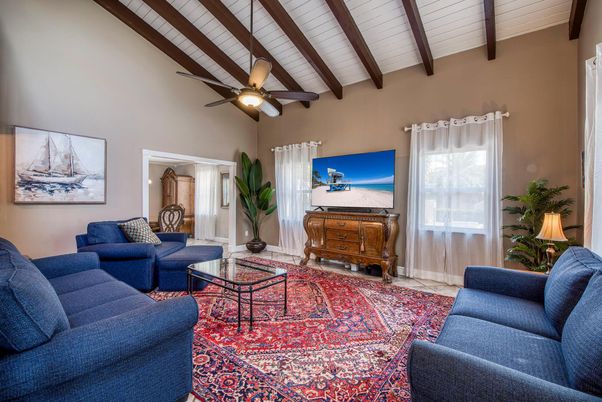 Interior, Living room, Wooden Beams
