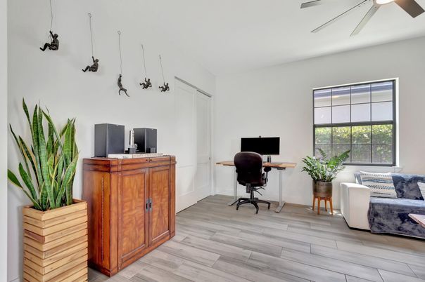 Home Office, Interior, Wood Texture Flooring