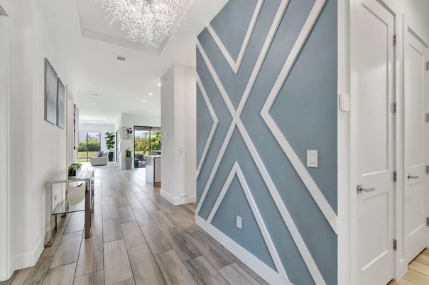 Interior, Recessed Lighting, Wood Texture Flooring