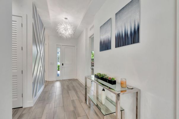 Chandelier, Interior, Wood Texture Flooring
