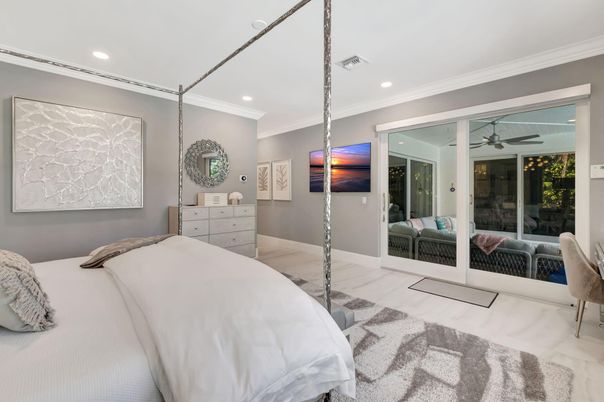 Bedroom, Interior, Recessed Lighting