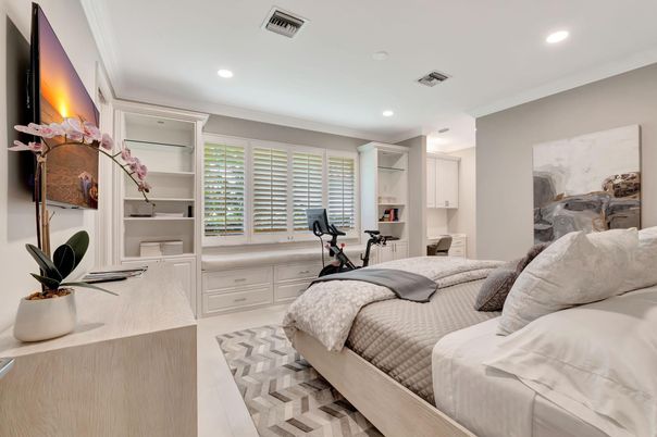 Bedroom, Fitness Equipment, Interior, Recessed Lighting