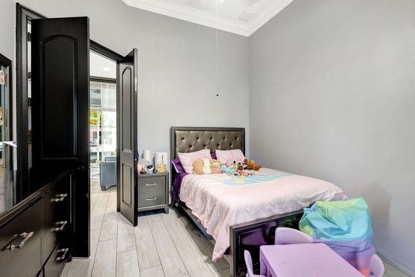 Bedroom, Interior, Wood Texture Flooring