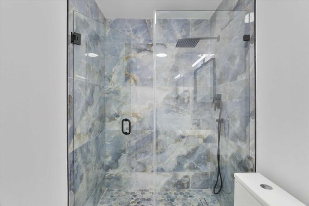 Bathroom, Glass Shower, Interior