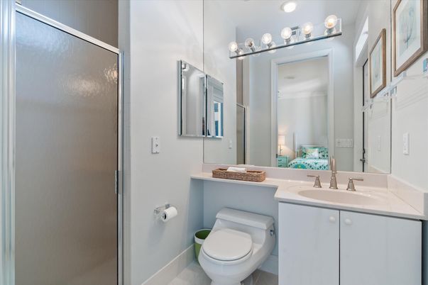 Bathroom, Glass Shower, Interior