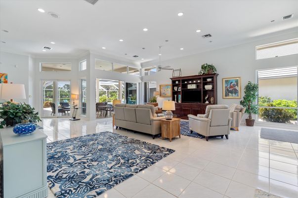 Interior, Living room, Recessed Lighting