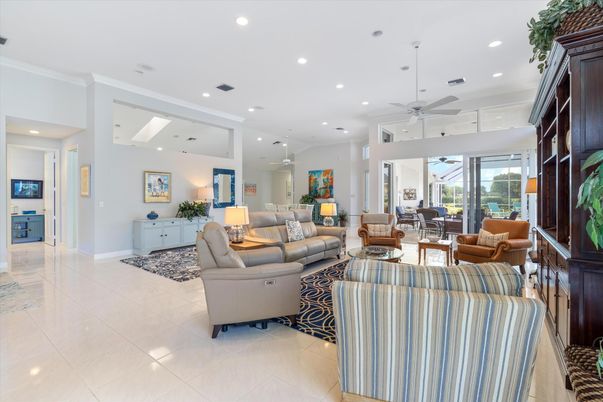 Interior, Living room, Recessed Lighting