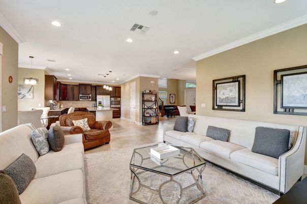 Dining room, Interior, Kitchen, Living room, Pendant Lights, Recessed Lighting
