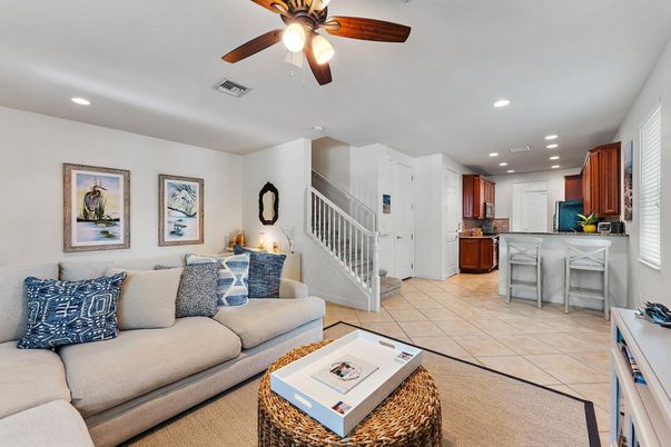 Interior, Kitchen, Living room, Recessed Lighting