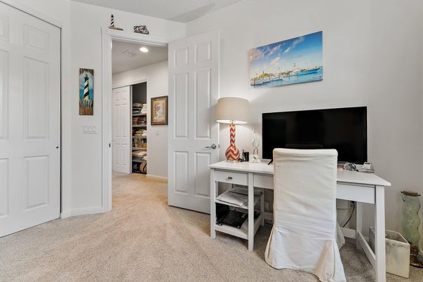 Home Office, Interior, Recessed Lighting