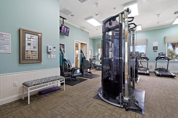 Fitness Equipment, Gym, Interior