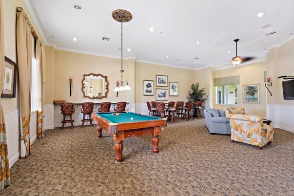 Billiard Table, Dining room, Game Room, Interior, Pendant Lights, Recessed Lighting