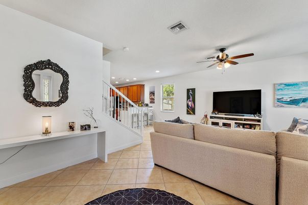 Interior, Kitchen, Living room, Recessed Lighting