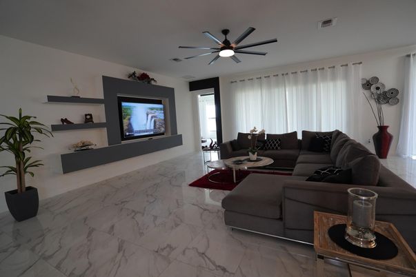 Interior, Living room, Marble