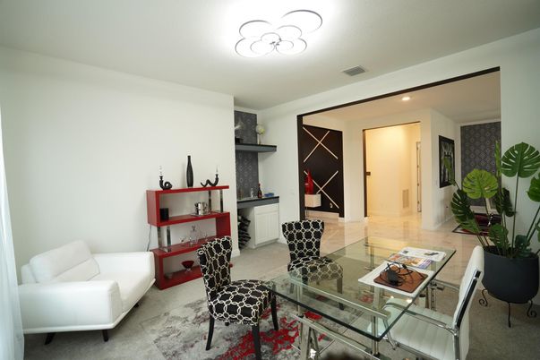 Interior, Living room, Recessed Lighting