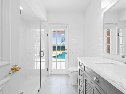 Bathroom, Glass Shower, Interior