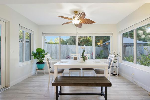 Dining room, Interior, Wood Texture Flooring