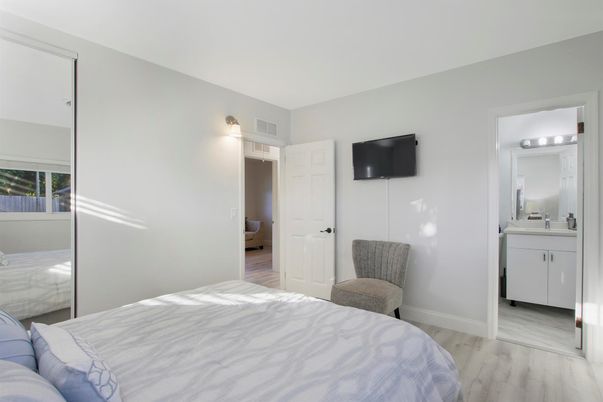 Bedroom, Interior, Wood Texture Flooring