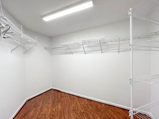 Interior, Recessed Lighting, Walk-in Closets, Wood Texture Flooring