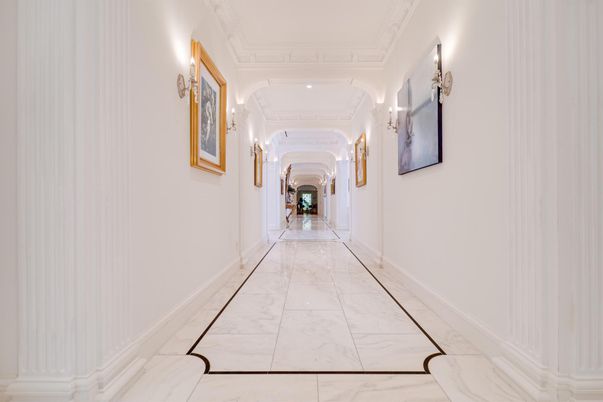 Interior, Marble, Recessed Lighting