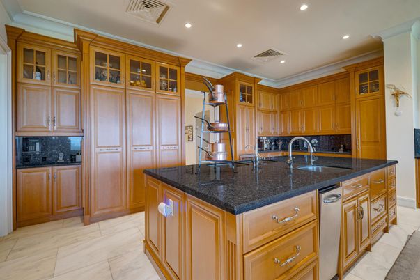 Interior, Kitchen, Marble, Recessed Lighting