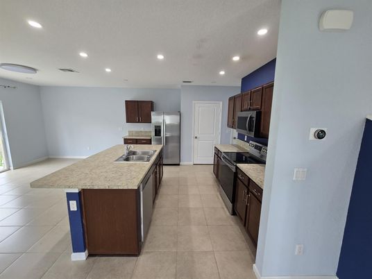 Interior, Kitchen, Recessed Lighting, Stainless Steel Appliances