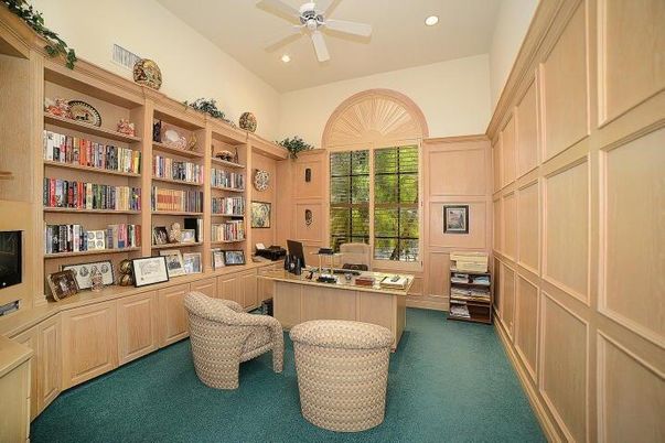 Home Office, Interior, Recessed Lighting