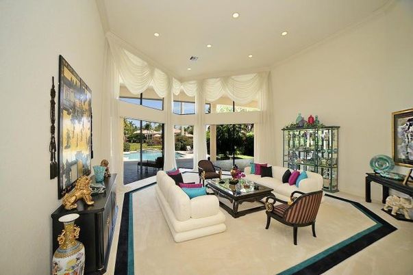 Interior, Living room, Recessed Lighting