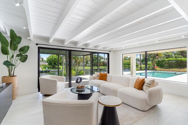 Interior, Living room, Recessed Lighting