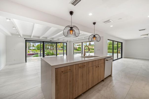 Interior, Kitchen, Pendant Lights, Recessed Lighting